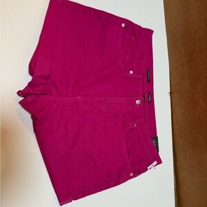 NWT Highest Rise Mom Shorts Size 18 / 34 Fuchsia Wild Fable